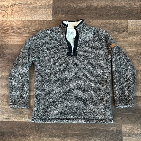 Orvis 1/4 zip “sherpa” warm pullover shirt. Men’s size Small. - Picture 1 of 5